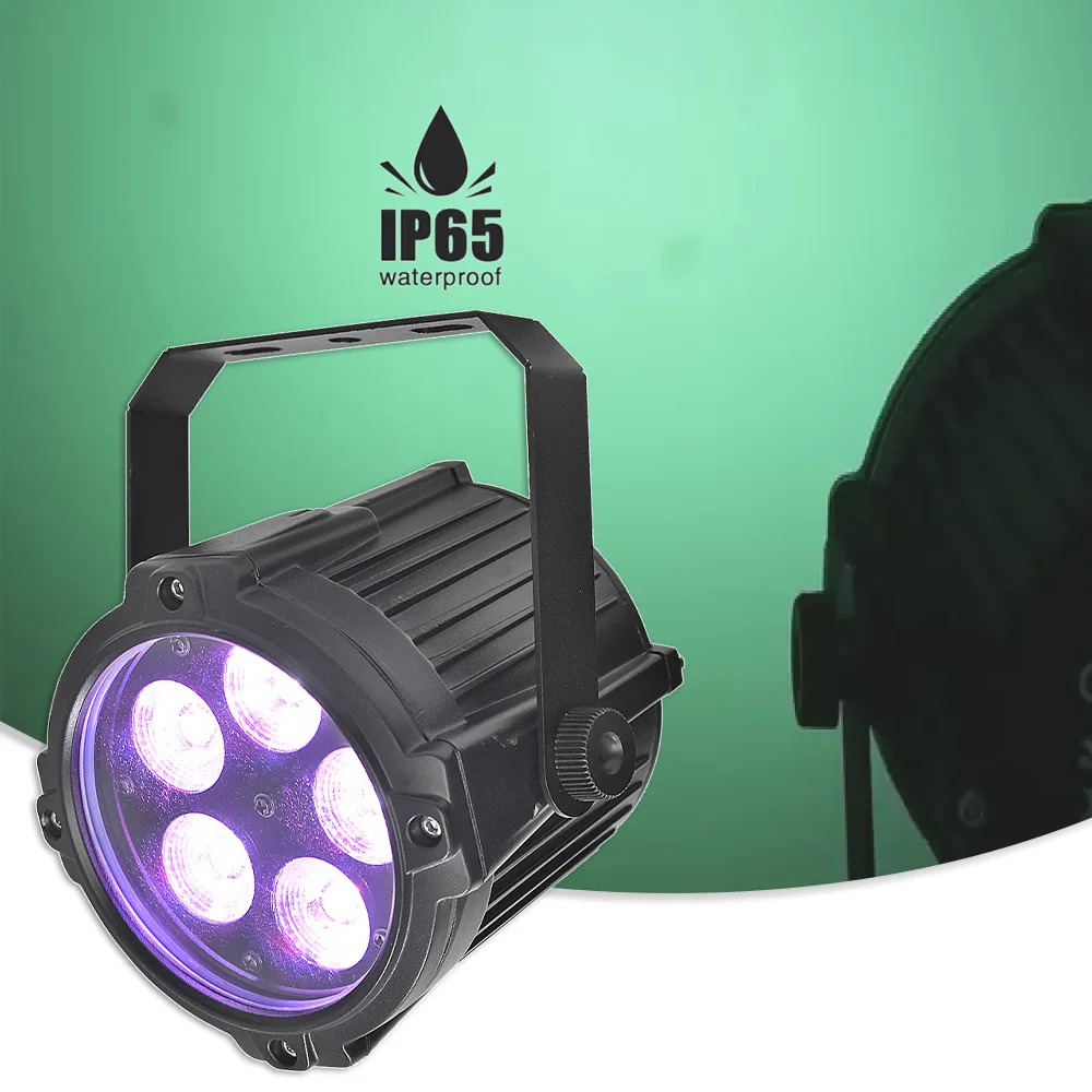 LED 15w / 18w RGBW UV Aluminum Case Par Light Washing Beam Strobe Effect DMX512 Waterproof IP65 Outdoor Party Stage Light Dj