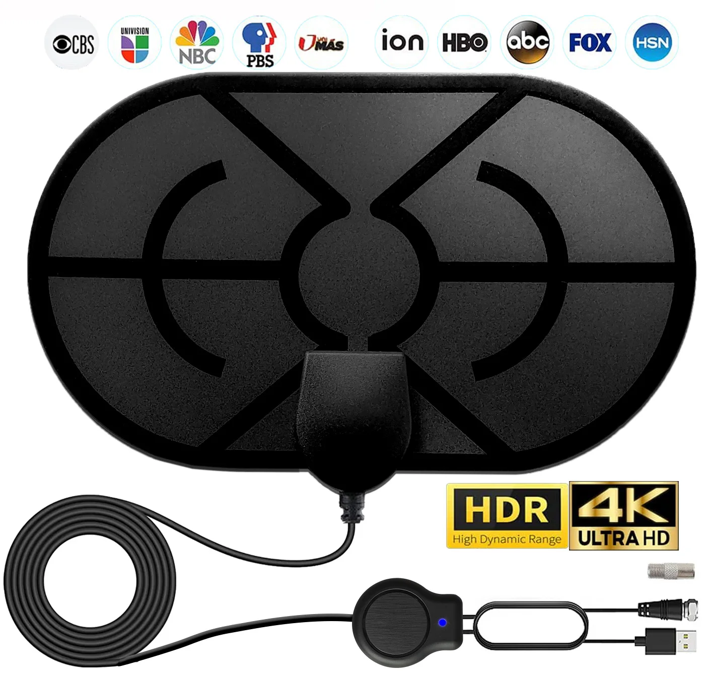 5000 Miles HD 8K 4K 1080P Indoor Digital TV Antenna 25DB HDTV Antena DVB-T DVB-T2 Cable TV Antena UHF VHF DTV Tv Antennas Aeria