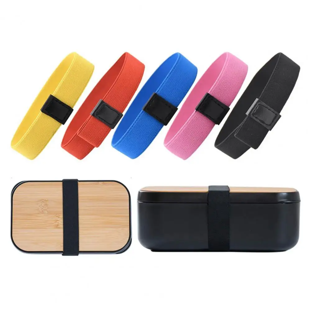 Luggage Band Fixing Belt Elastic Band Tight Weave Buckle Lunch Box Bento Box Fixing Band High Strength Books Towel Binding Strap