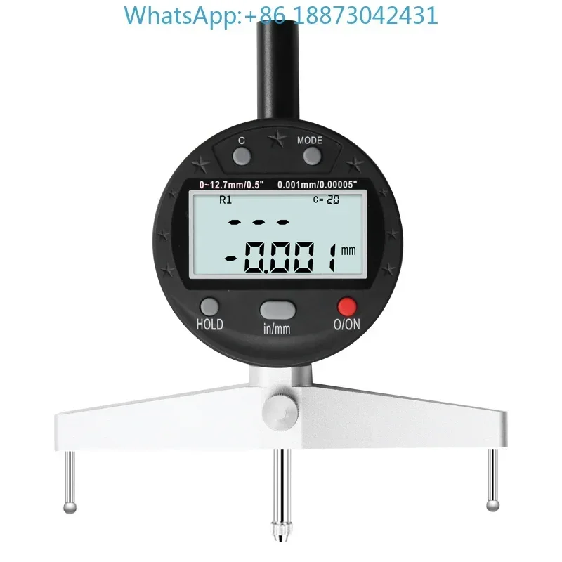 High-precision diameter measuring instrument arc gauge R angle gauge arc surface measuring tool digital display radius gauge