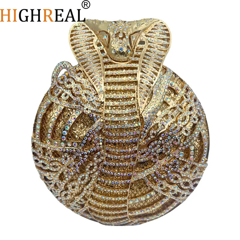 

Женские вечерние сумки с бриллиантами Python, элегантные великолепные бутиковые золотые клатчи с бриллиантами, кошельки и сумки для свадебной вечеринки