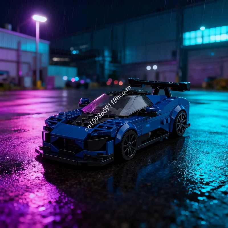 

358pcs MOC Zenvo TSR S City Champions Supercar Model Building Blocks Assemble Christmas Gift DIY Idea Toys Education Brick Kids