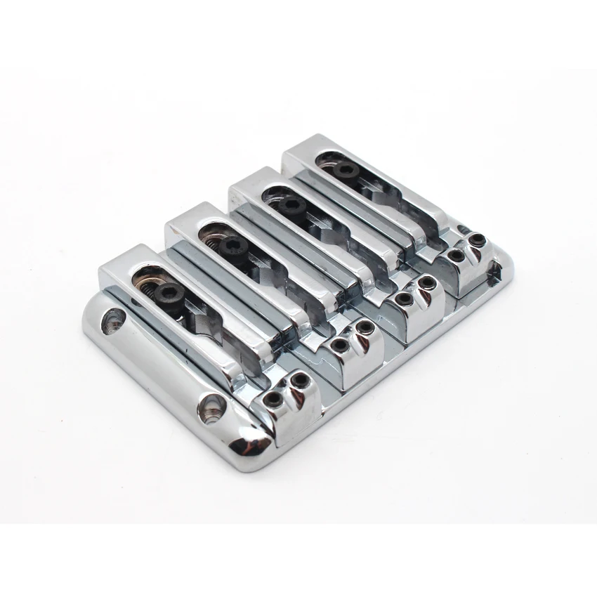 NEW 4 string Bass guitar bridge BB204 Chrome