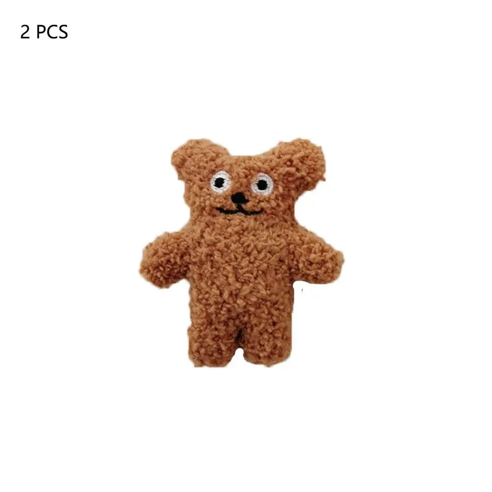 2 PCS Lovely Cute Cartoon Decal Refrigerator Sticker 3D   Decals Bear Fridge Sticker Magnet