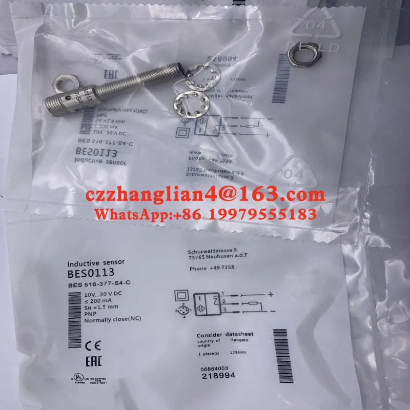 proximity sensor BES04N8 BES 516-377-S4-C BES01ZN BES M12MI-PSH80B-S04G