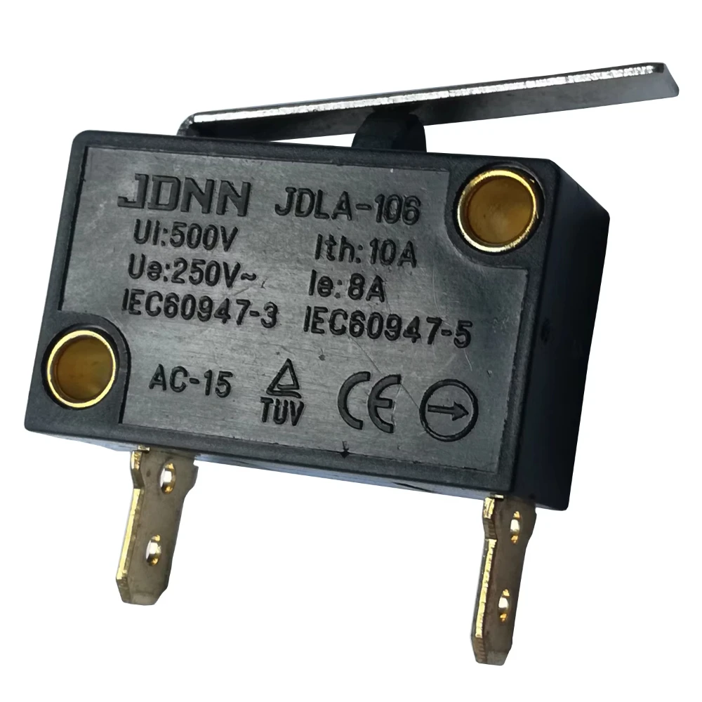 2 قطعة JDNN JDLA-106 250 V 8A مستقيم طويل ليفر منحنى طويل الذراع الكهربائية مايكرو مفاتيح Microswitch للمعدات الميكانيكية #1