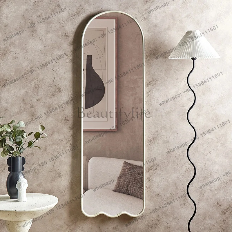 Best Sellers French Simple Special-shaped Full-length Mirror Art Light Luxury High-value Decorative Mirror Household