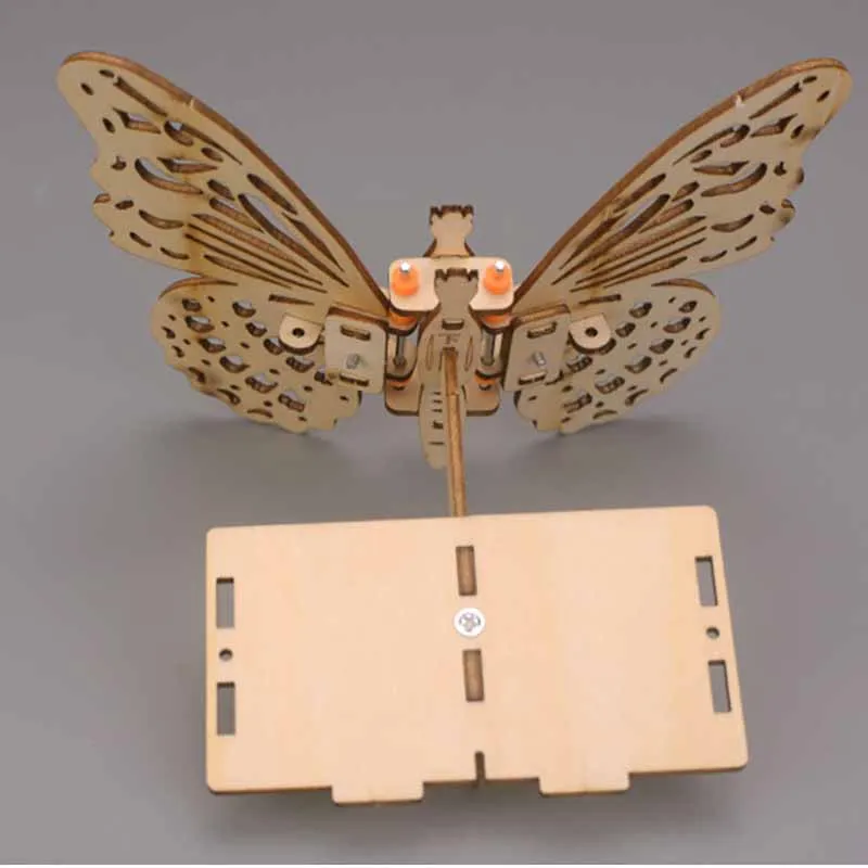 Science Technology Small Production Bionic Mechanical Butterfly Kids DIY Handmade Small Invention Science Small Experiments