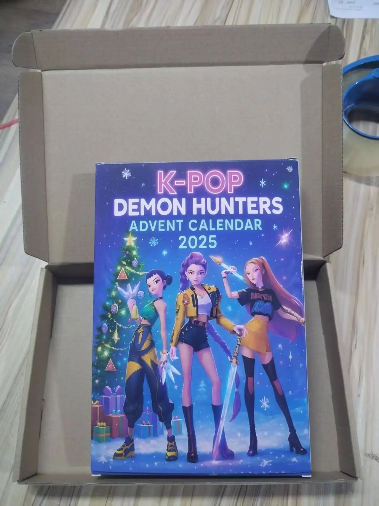 جديد عيد الميلاد K-pop شيطان الصيد 24 قطعة تقويم القدوم مفاجأة صناديق أعمى لجميع القديسين صندوق غامض الهدايا اللعب #1