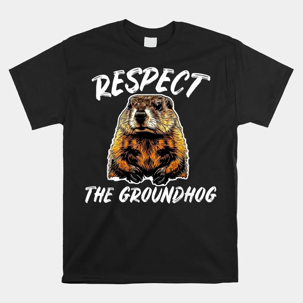 Haunt Reaper Men T Shirt Respect The Groundhog Holiday Shirt O-neck Short Sleeve Plus Size Top Tees 6XL