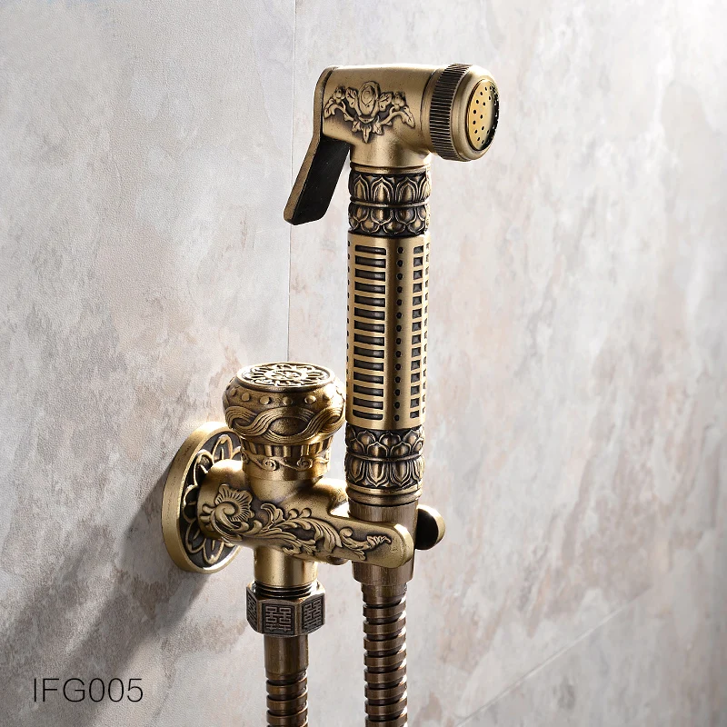 

Bathroom flushing wall-mounted purifier angle valve faucet