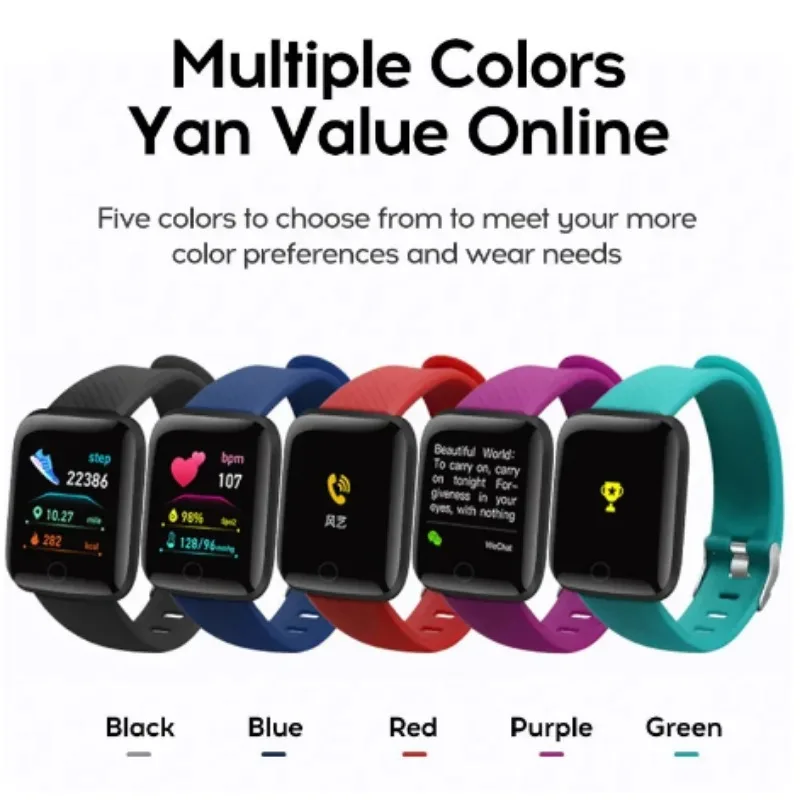 Waterproof smartwatch, blood pressure smartwatch, heart rate monitor, fitness tracker, sports watch for Android and iOS