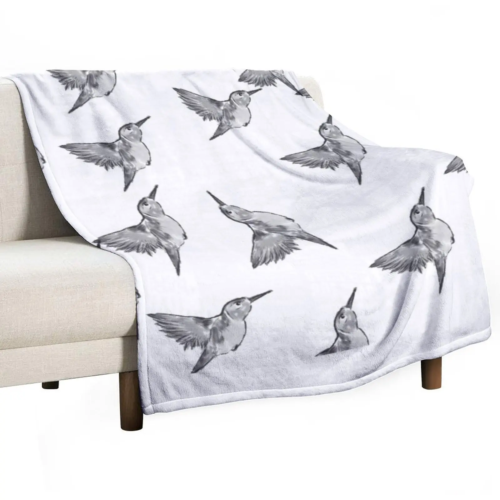 

Hummingbirds Throw Blanket Baby Decorative Sofa Furrys Camping Blankets