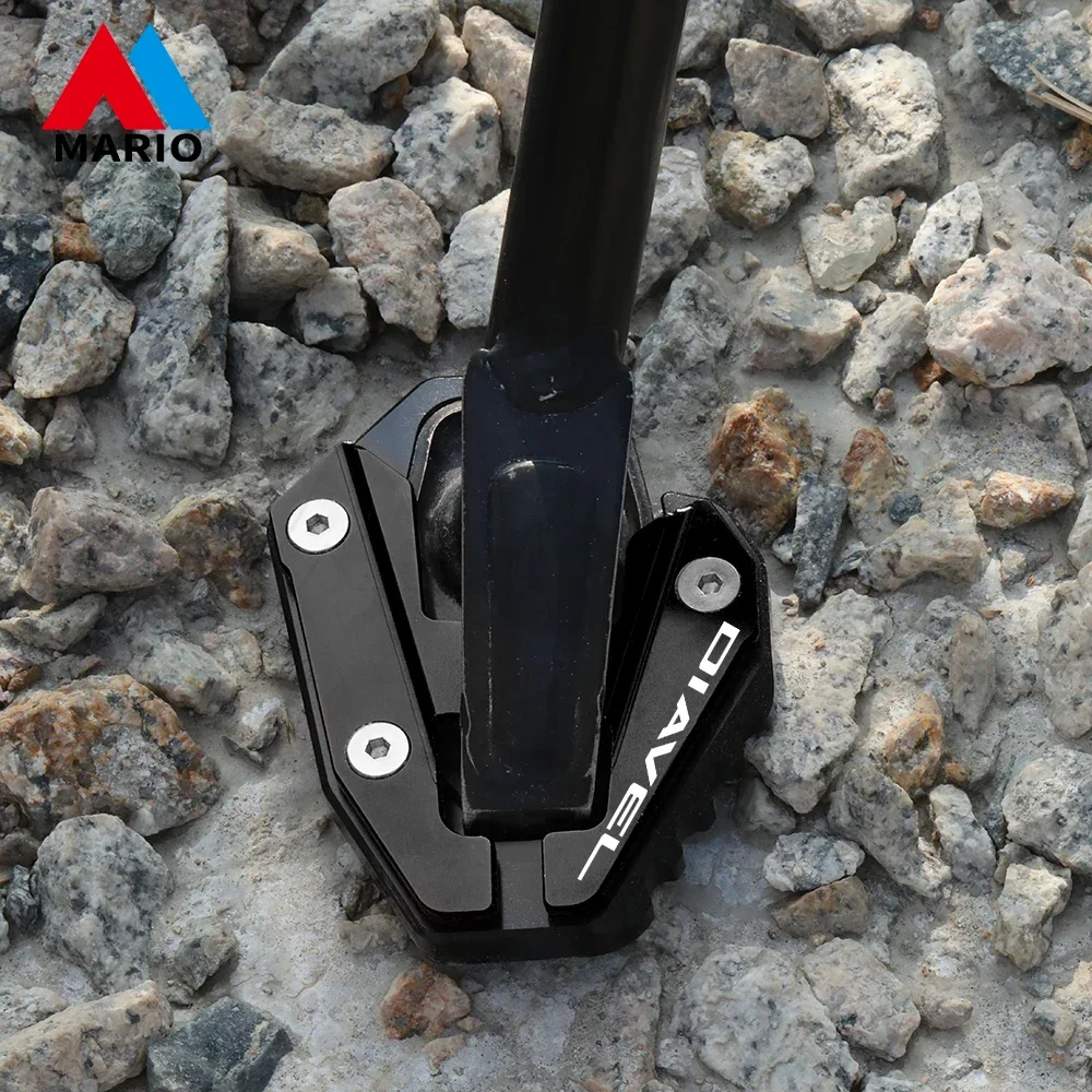 Motorcycle Foot Kickstand Side Stand Enlarge Extension Plate For Diavel 1260 Diavel 1260S Diavel 1260 Lamborghini