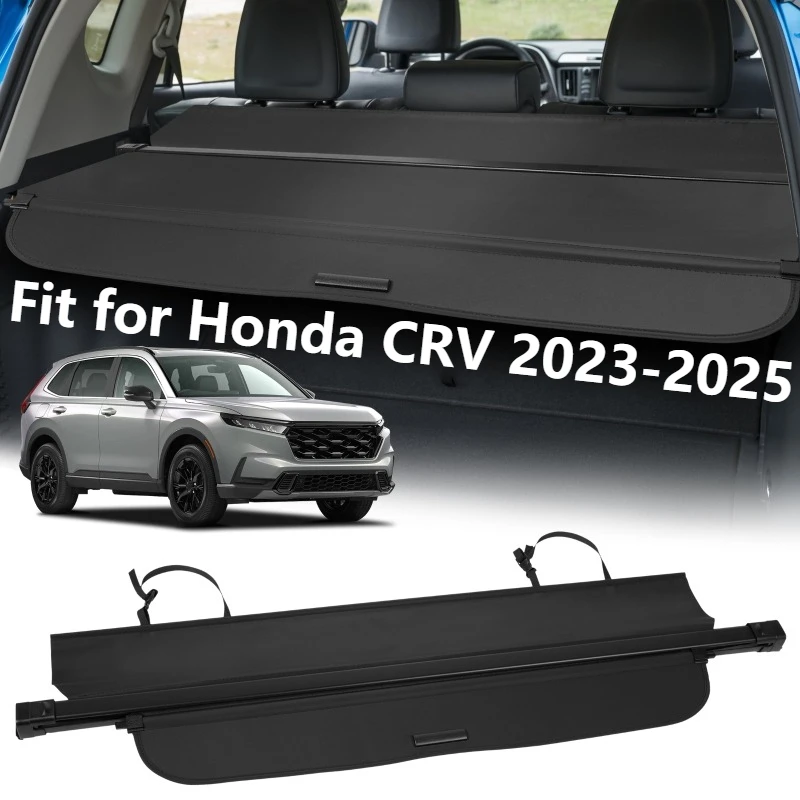 

Retractable Rear Trunk Cargo Cover Double Curtain Tail Box Storage Board For Honda CRV 2023-2025