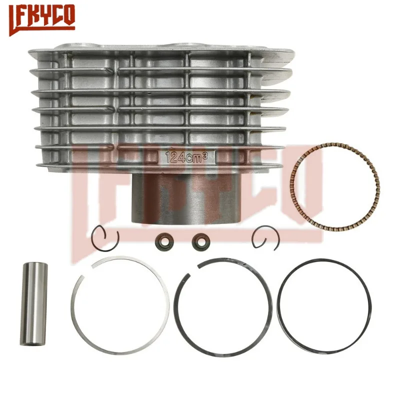 61mm Bore Motorcycle Cylinder Piston Ring Gasket Top End Kit for Honda CB125S CL125S XL125 SL125 ATV Motobike Engine Accessories