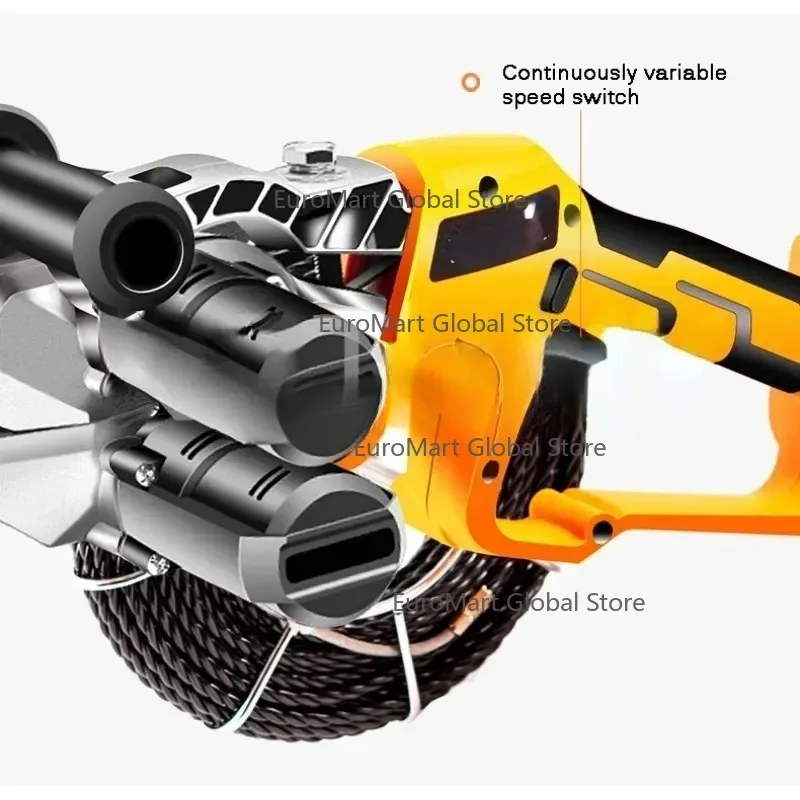 Lithium Battery Electric Thread mahine Automatic Pull Wire Stringing mahine Cable Push Puller Tools Wall Threading mahine