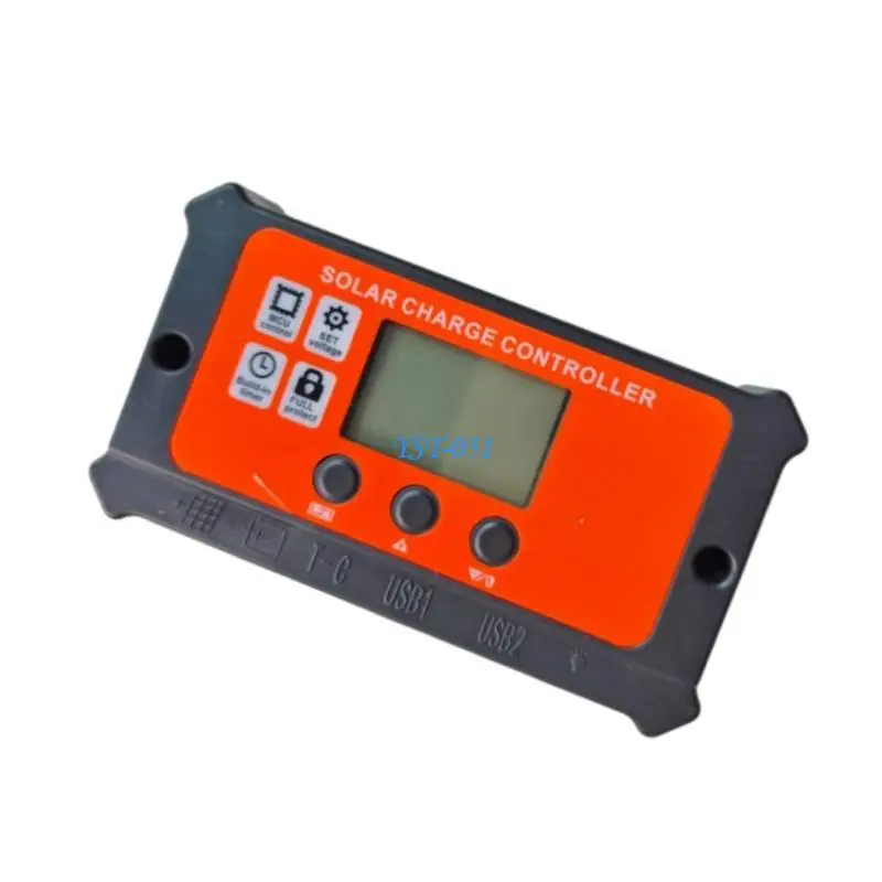 E15A Travel Friendly Solar Regulator with Type C Ports & Lightweight for Camping Use
