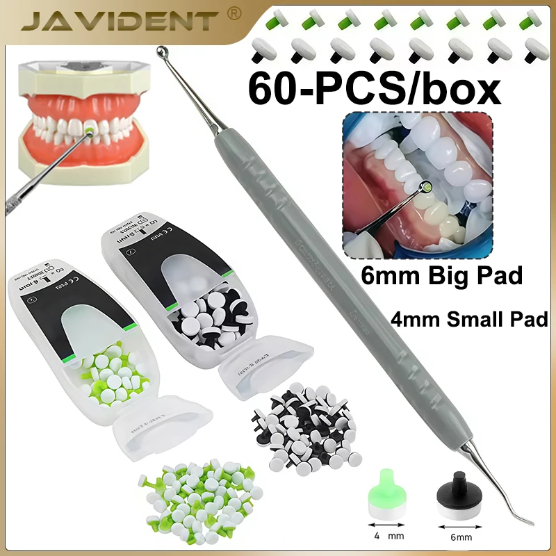Dental Composite Resin Filling kit Mixing Handle Spatulas Foam Pads Kit Light Cure Resin Filling Spatula Oral Care Consumables