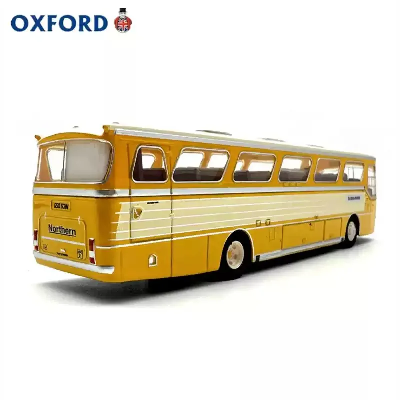 OXFORD 1/76 Diecast Model Car Alexandria M Bus Alloy Toy Collection Display Gifts for Teenagers Boys Girls Hobby Collection