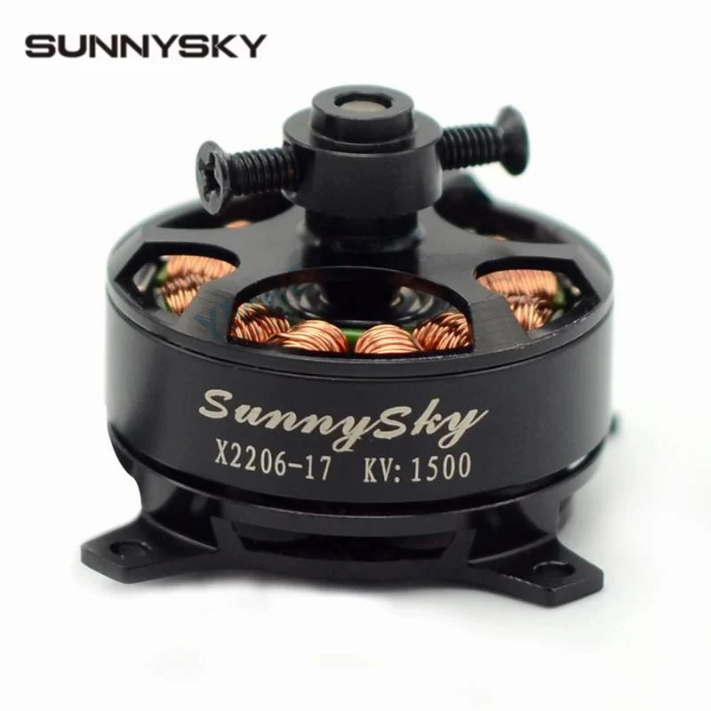 4PCS SunnySky X2206 KV1500/KV1900 2-3S Brushless Motors for RC Drone Indoor 3D Fixed Wing Airplane Helicopter