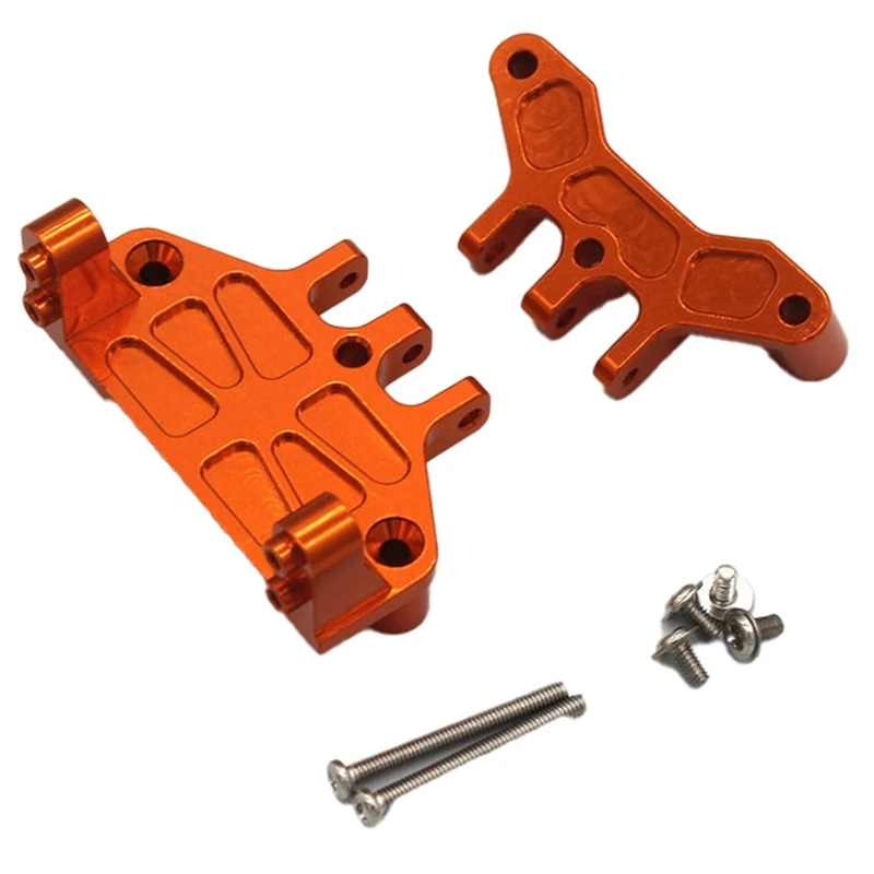 Asta di collegamento per montaggio servo in metallo per parti di camion fuoristrada cingolati 1/12 MN128 MN86S G500 arancione