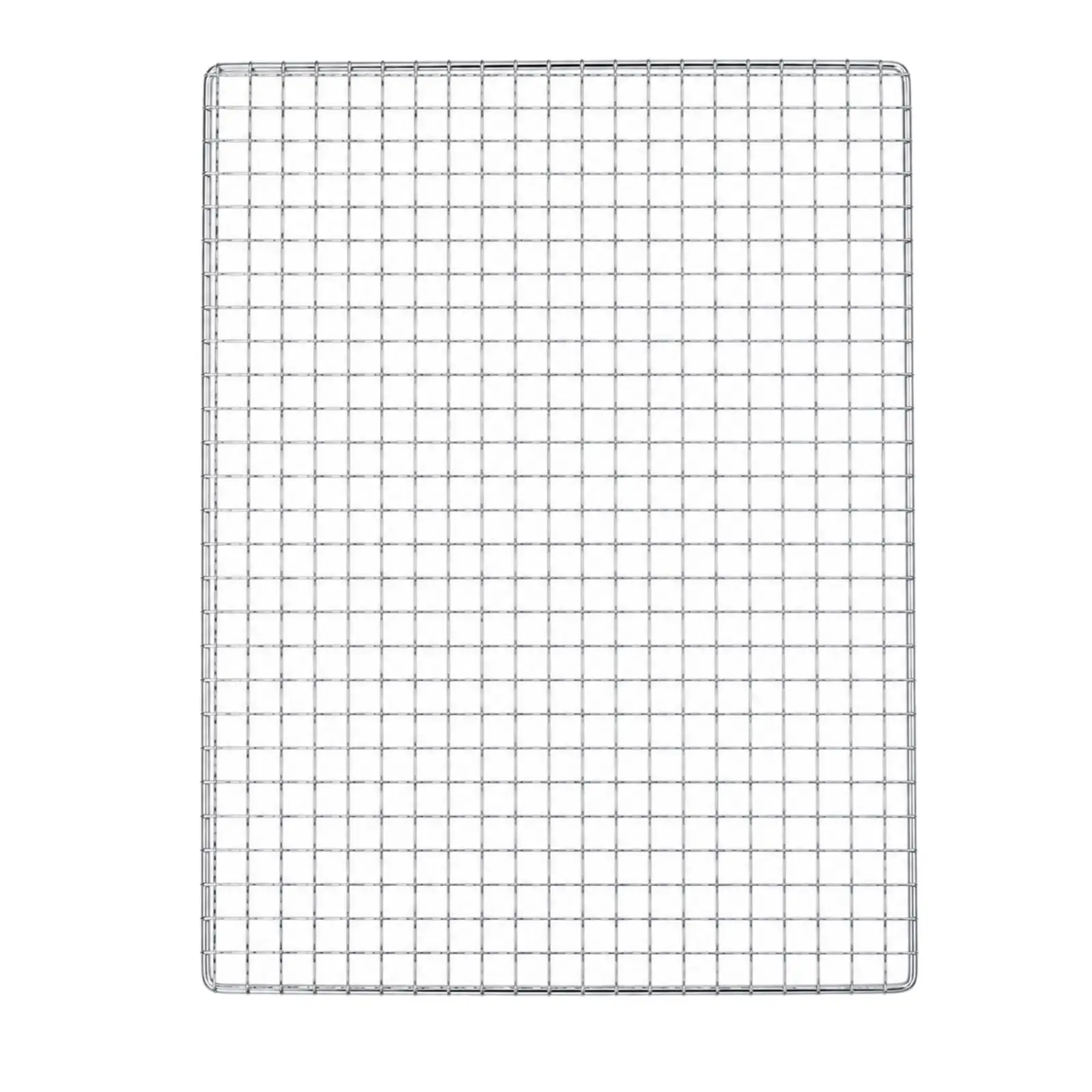 Heavy Duty Fire Pit Grill Mesh Rectangular Stainless Steel Wire Grate for Camping Stove Top Patio BBQ Cooking