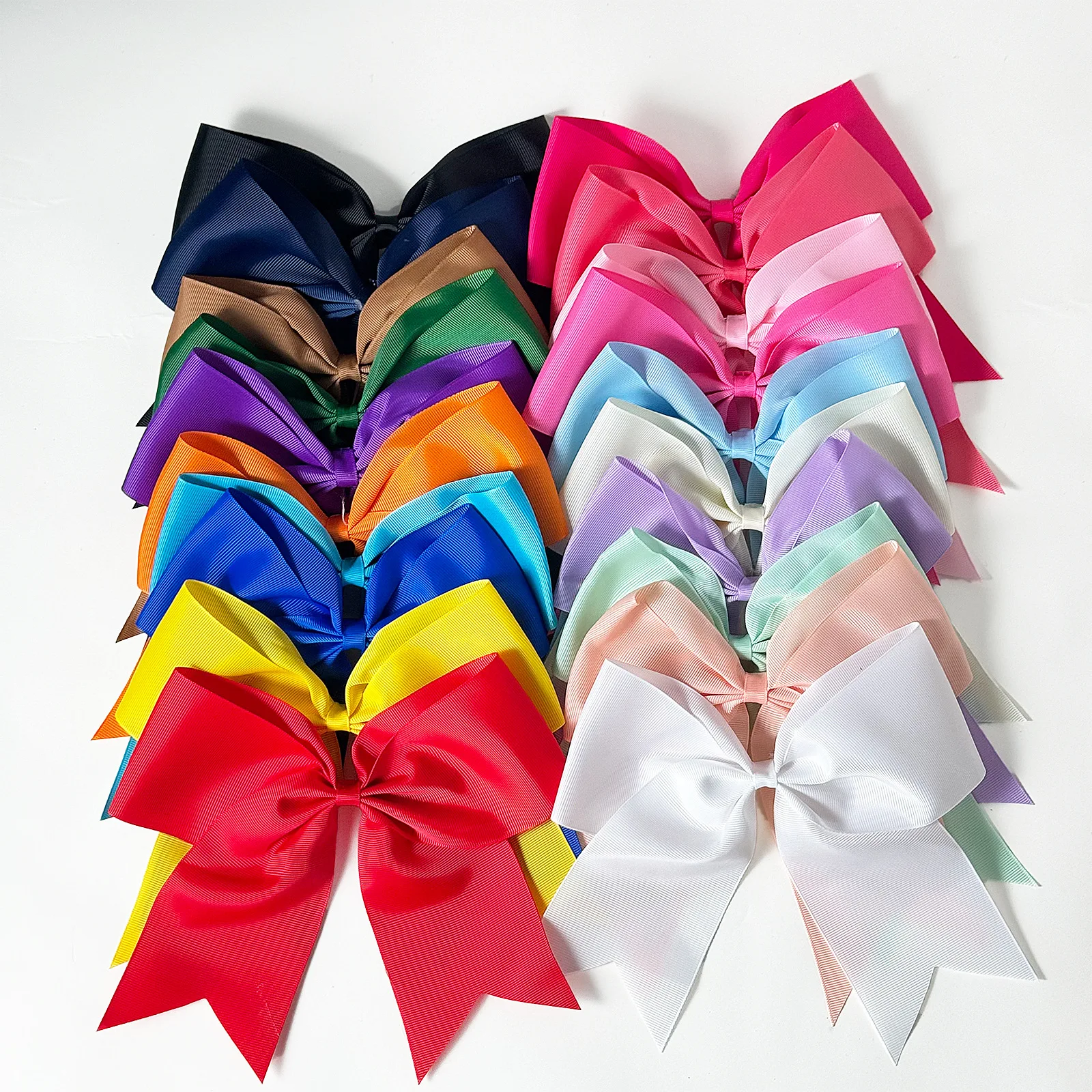 8 Inch Big Ribbon Bow Barrettes Baby Girls Hair Accessories Bowknot Hairpin Girls Hairbow Fishtail Hairclip Dovetail Bow Hairpin