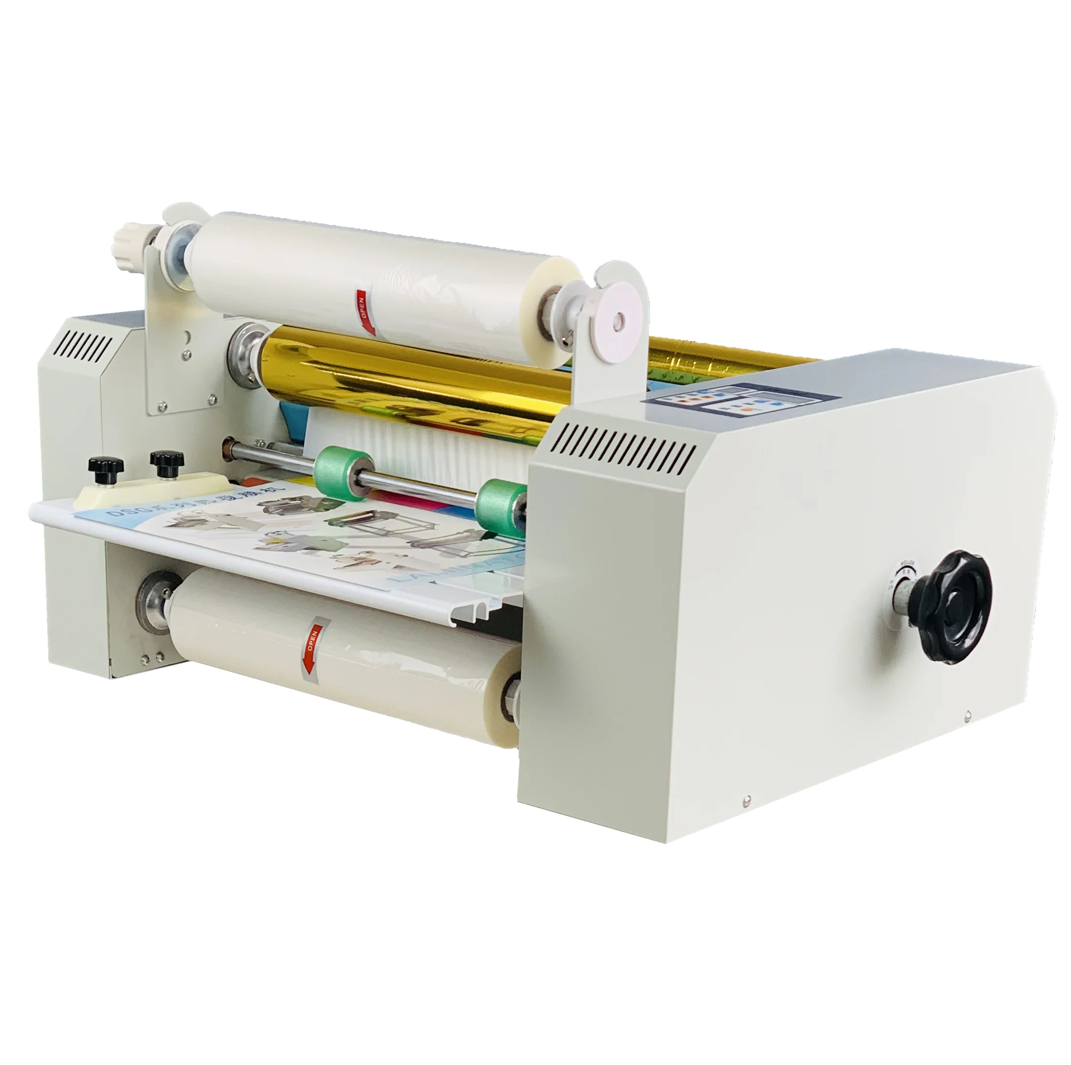 SG-360 Hot Selling A3 Size Paper Foil Laminating Machine Hot And Cold Paper Laminator Aluminium Foil Laminating Machine