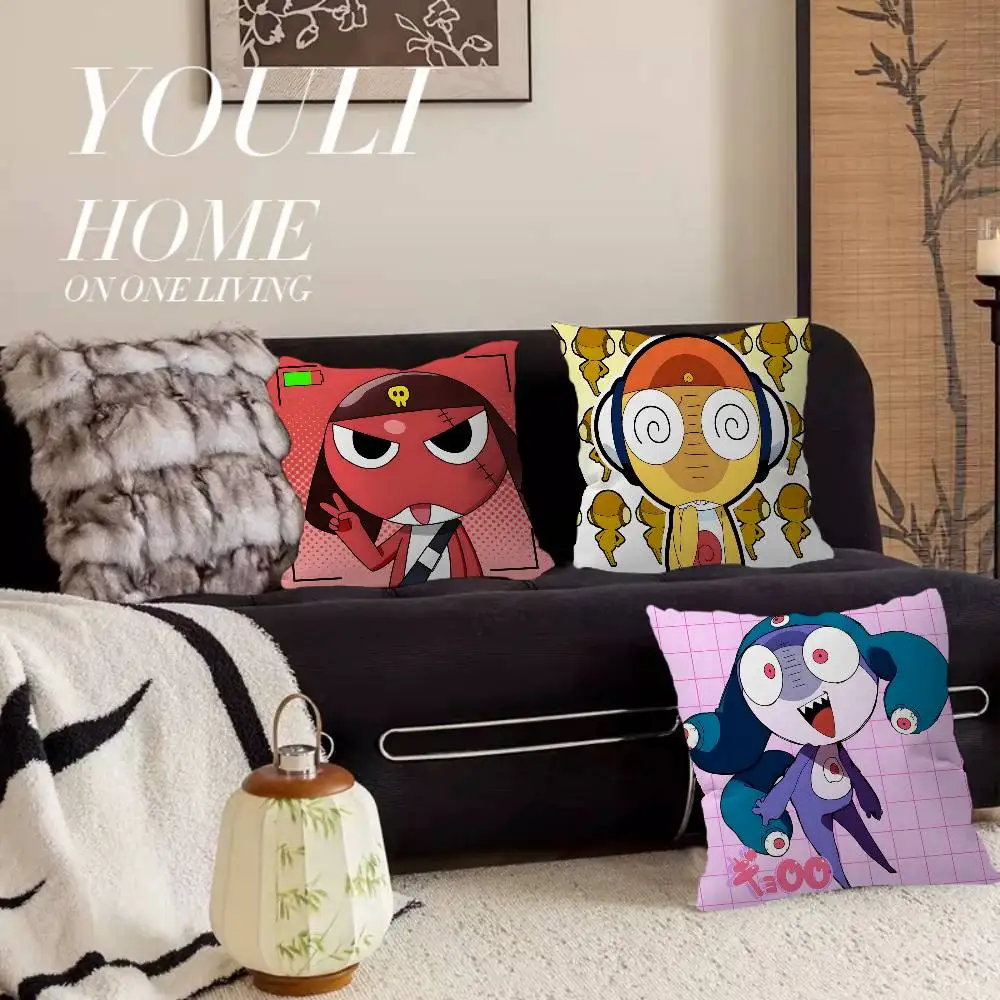 Hot Gunsou Keroro frog Personalized Pillow Dust Cover Bedroom Kids Party Decoration Pillowcase Birthday Children Gift