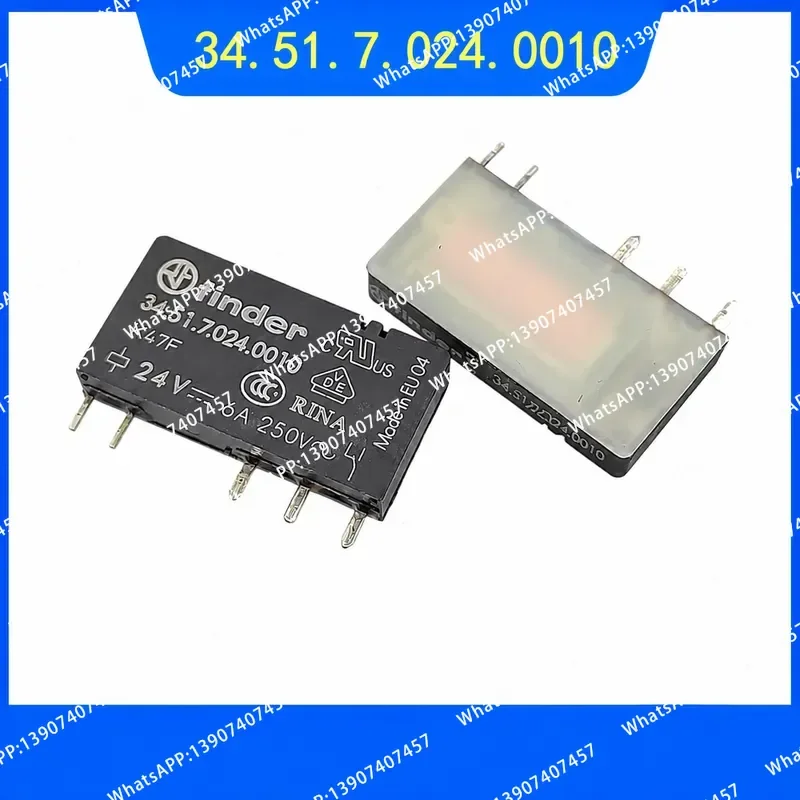 34.51.7.024 24VDC relay 5 pins, open and close 6A DC24V