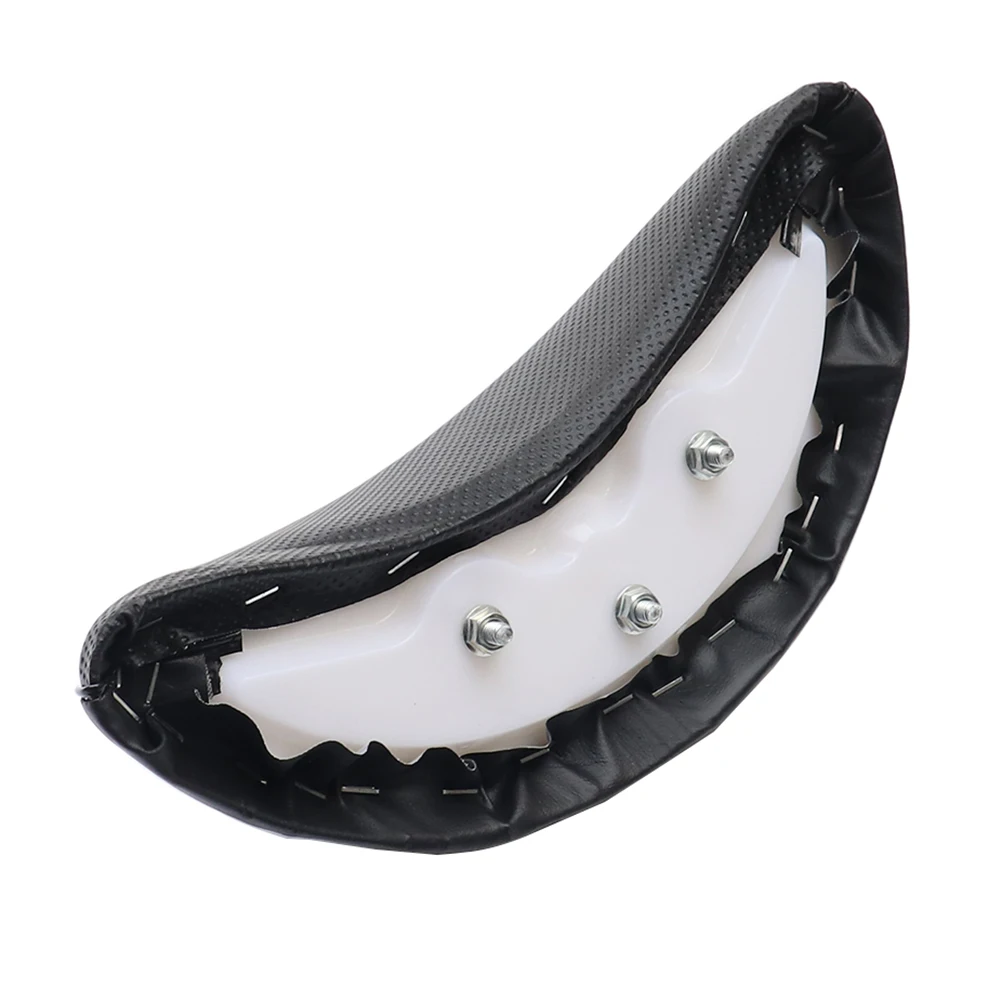 Assento Do Passageiro Da Motocicleta, Assentos De Couro Preto, Encosto Almofada Almofada para Harley, Honda, Suzuki, Kawasaki, Scooter Elétrico,