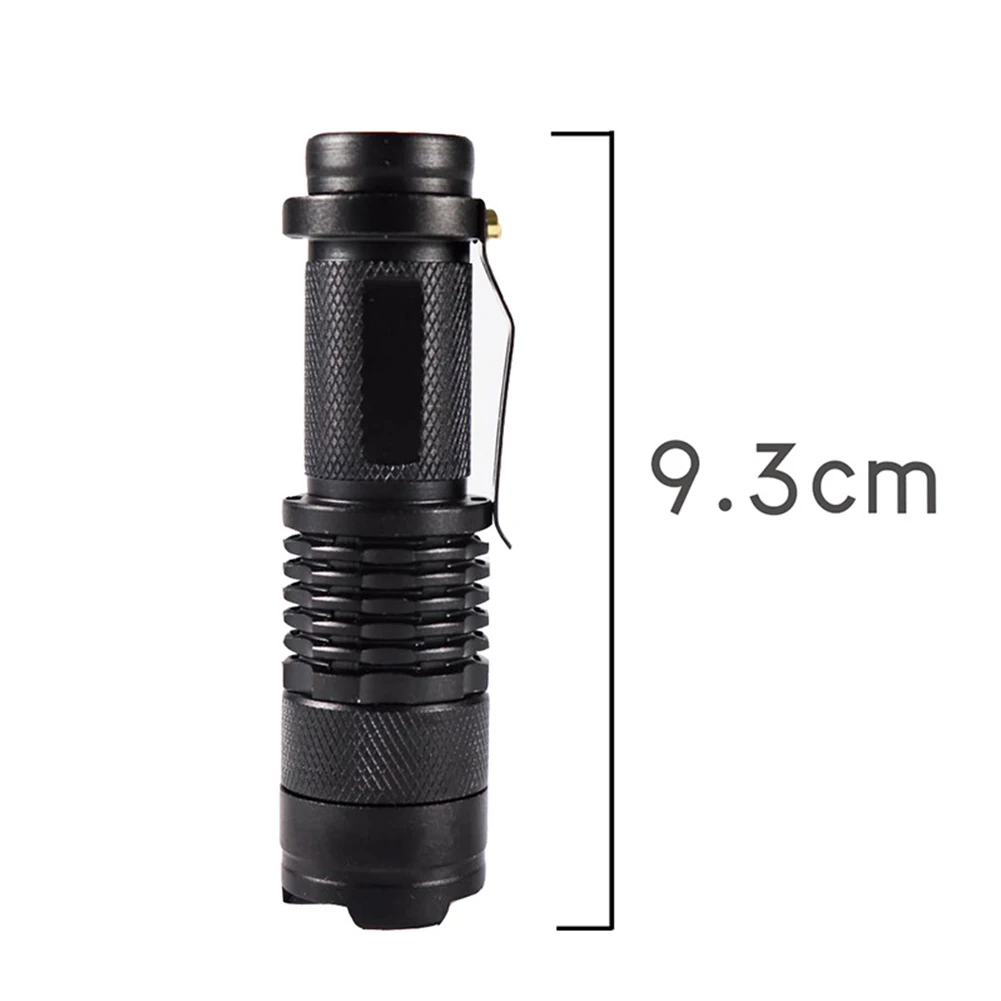 Portable Led Dimming Mini Dimming Small Torch Sk68 Dual-purpose Power  Zoomable Handheld Supply Portable Telescopic Flashlight