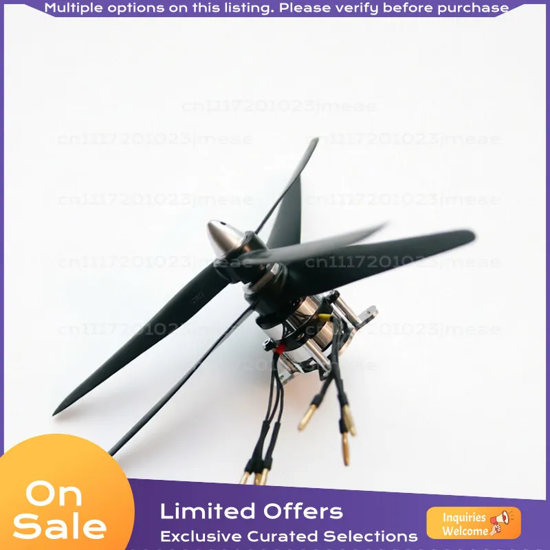 DZP30 30g Coaxial Dual Propeller Brushless Motor Counter Rotating Power System for F3P RC Aircraft with Propeller