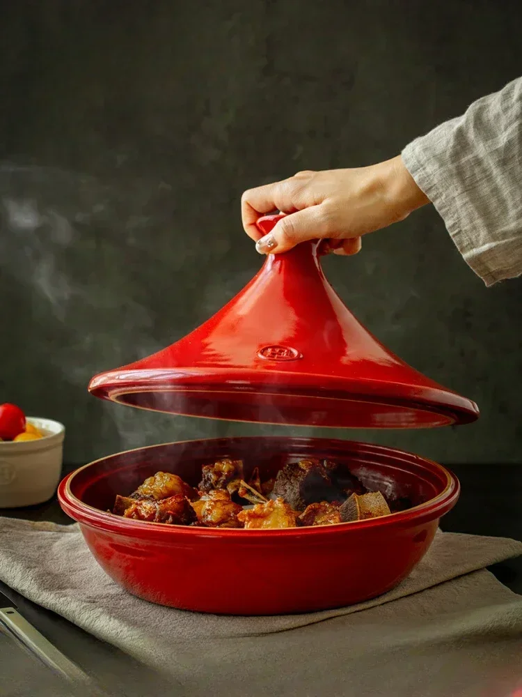 Casserole en céramique pour le riz, pot de ménage de cuisine