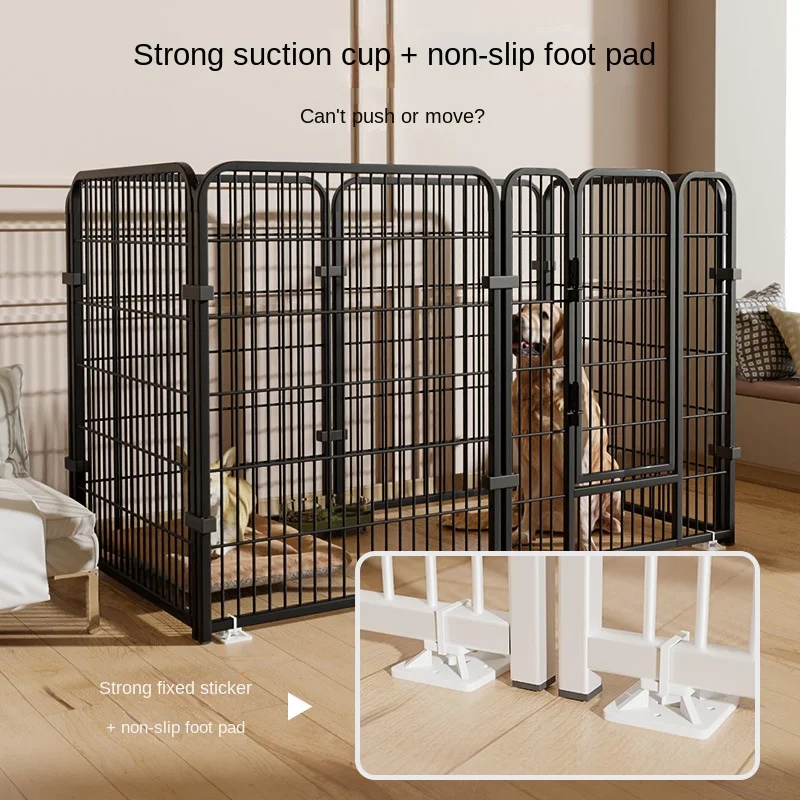 

Dog Crate Playpen Indoor Small and Medium-Sized Dogs Large Pet Fence Free Combination Isolation Training Toilet Wholesale