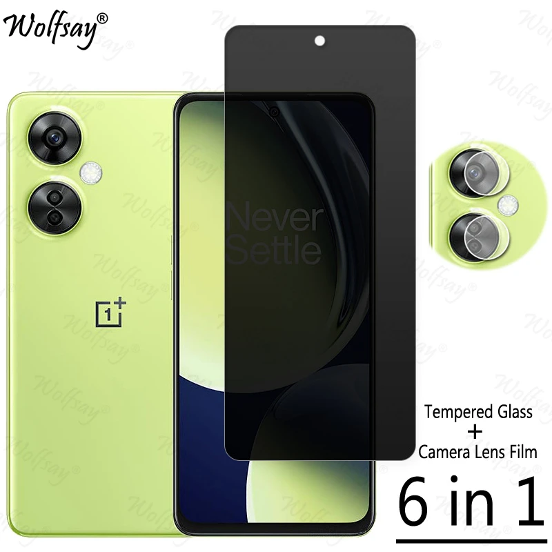 Privacy Screen Protector For OnePlus Nord CE 3 Lite Glass OnePlus Nord CE3 Lite 5G Camera Glass For OnePlus Nord CE 3 Lite Glass