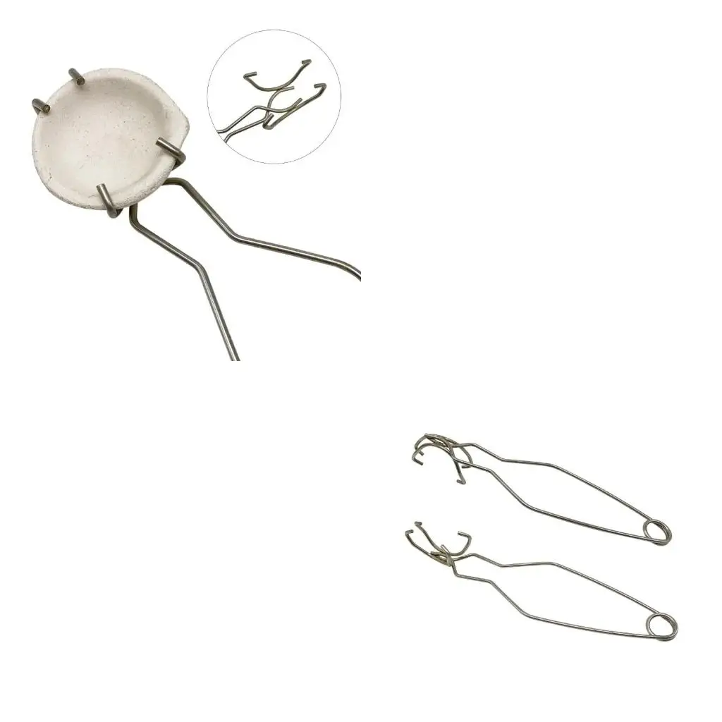  Metal Refining Casting Tool Professional Metal Crucible Tongs Jewelry Tool