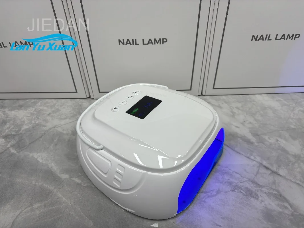 

Professional 126W Nail Dryer Machine High Power Rechargeable Purple UV LED Lamp Portable Metal Art Tools Electric Supply