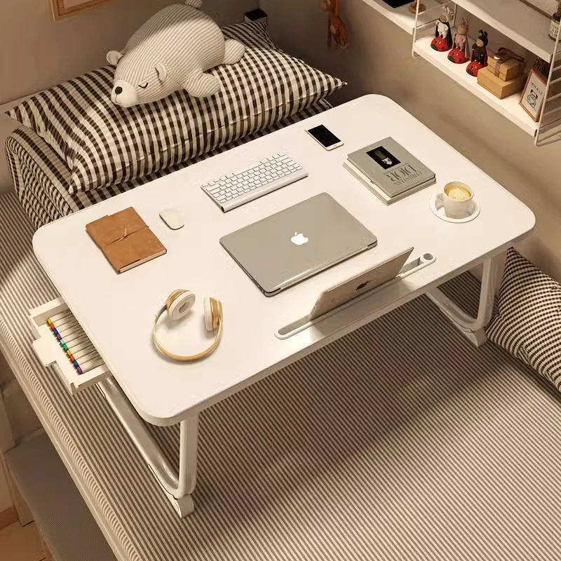

Foldable bed desk, mini computer desk, dormitory artifact for students to learn, travel, sit and store items