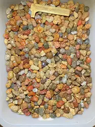 1kg/lot Natural magical rare rough stones red green yellow colorful Gobi jade wholesale in bulk without any treatment jewelry