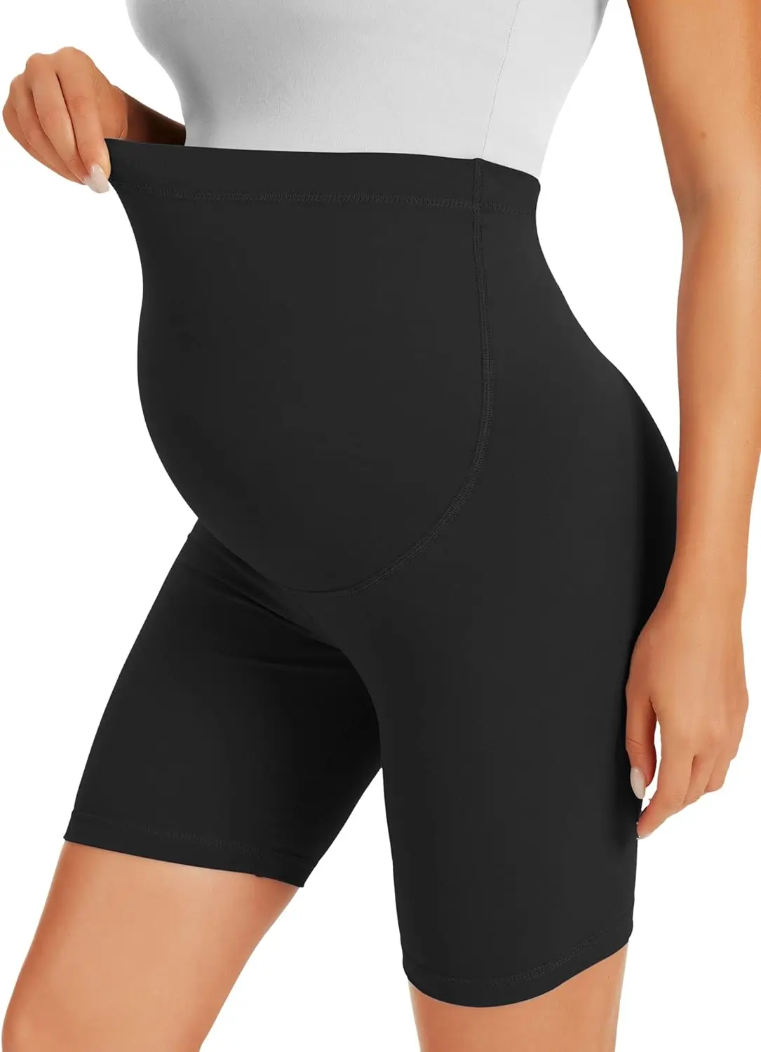 Pregnant women\'s shorts safety pants paired with sports cycling shorts