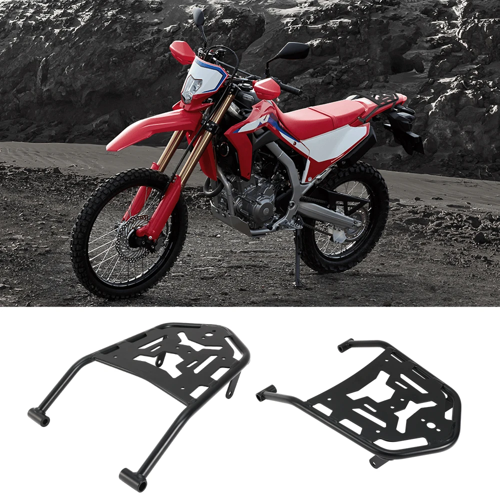 Motorcycle Rear Luggage Rack Cargo Support Holder For Honda CRF250 CRF300L Rally CRF 250 300L Tail Carrier Shelf Storage Bracket