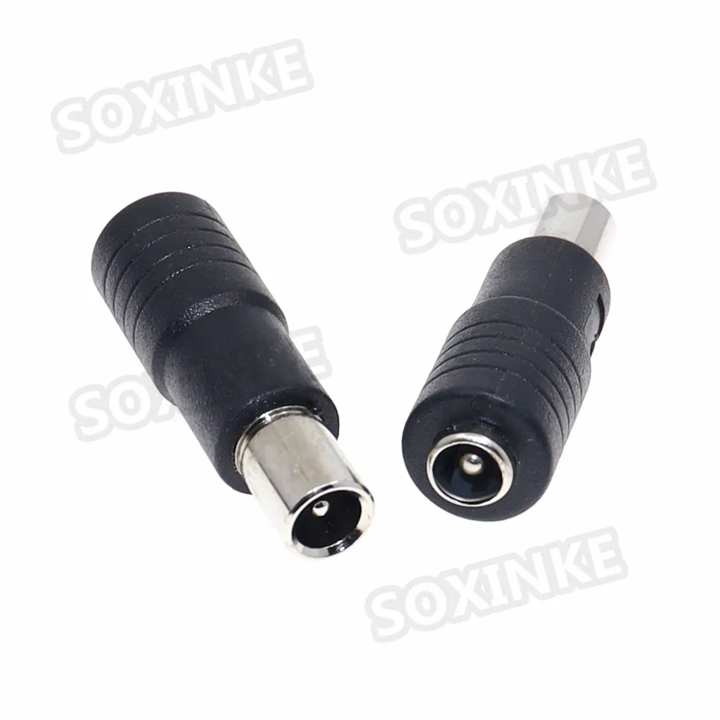 Adaptateur d'alimentation CC pour ordinateur portable Xiaomi, prise CC mâle vers femelle 8.0x1.6mm, charge de scooter d'équilibre, 8.0x1.6mm, 5.5x2.1mm, 2 pièces