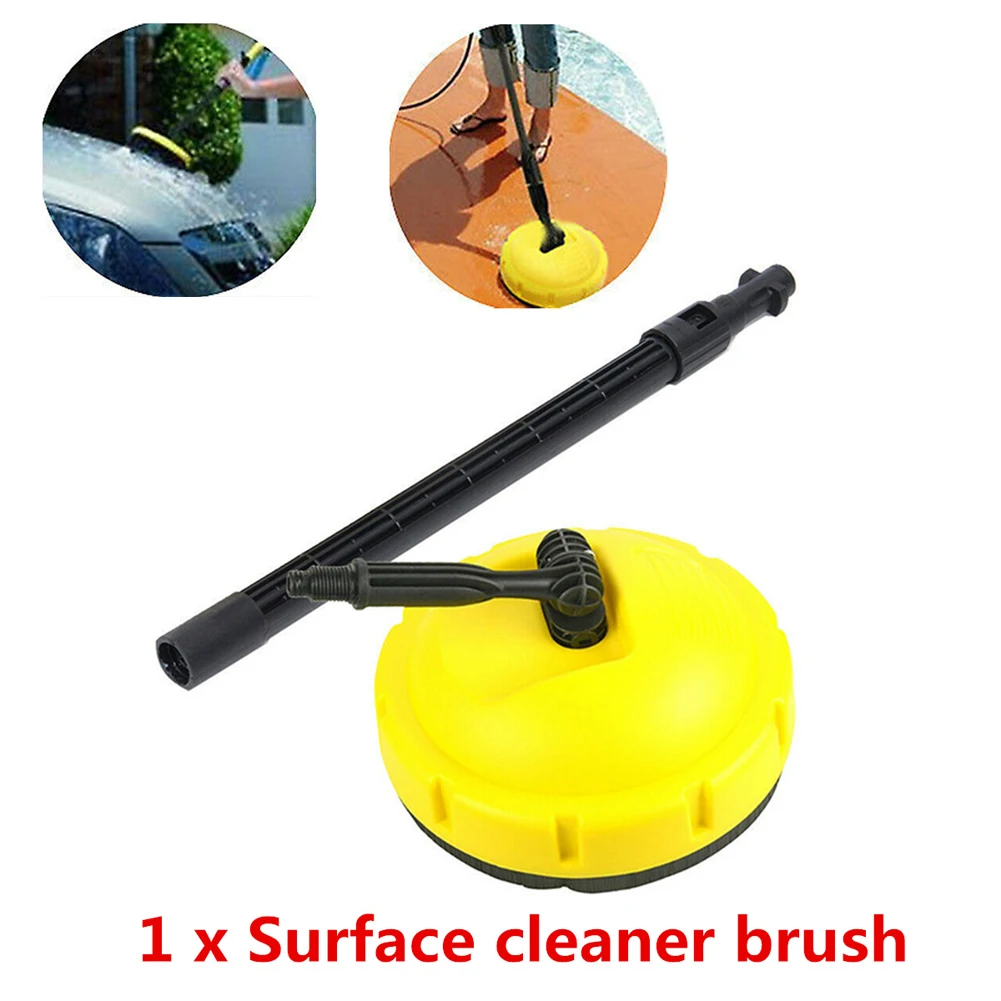 Pressure Washer Surface Cleaner Attachment Rotary Disc Floor Washer Multi-Surface Yard Cleaning Tool for Karcher K1-K7