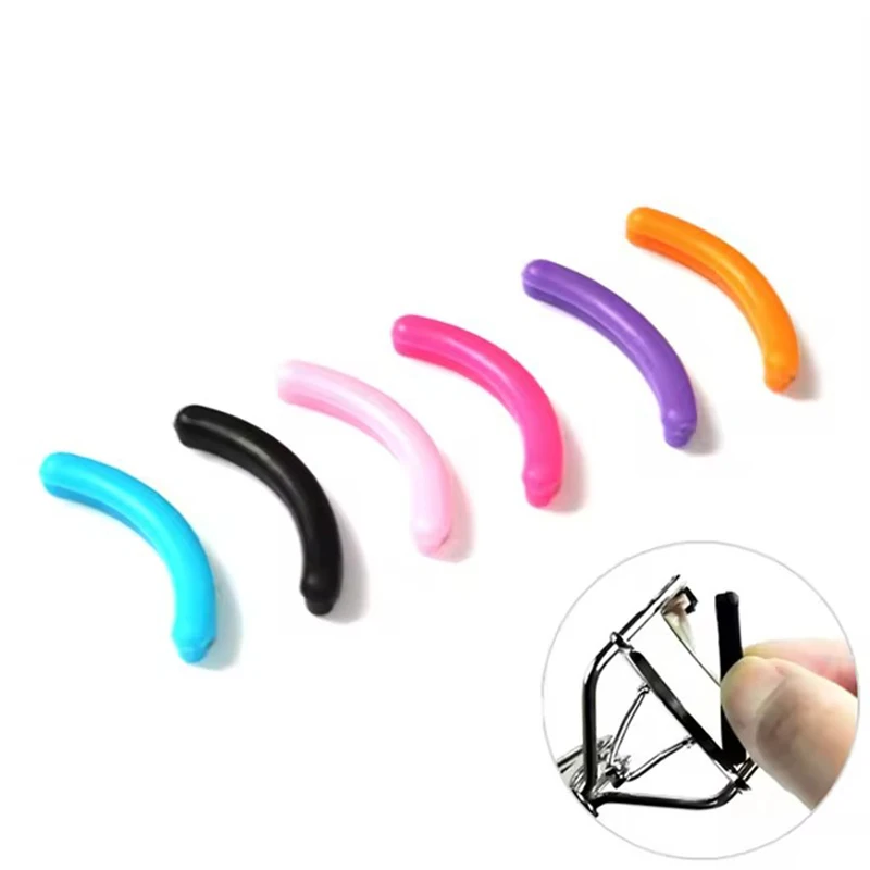 Replacement 20/24 pcs High Quality Colorful Eyelash Curler Replacement Silicone Pad Eyelash Circle Protector Random color