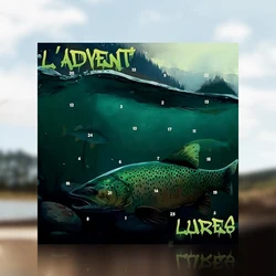 Fishing Advent Calendar 2024 Fishing Lures Set Christmas Advent Calendar Xmas Fishing Gift for Father Granpa Boyfriend