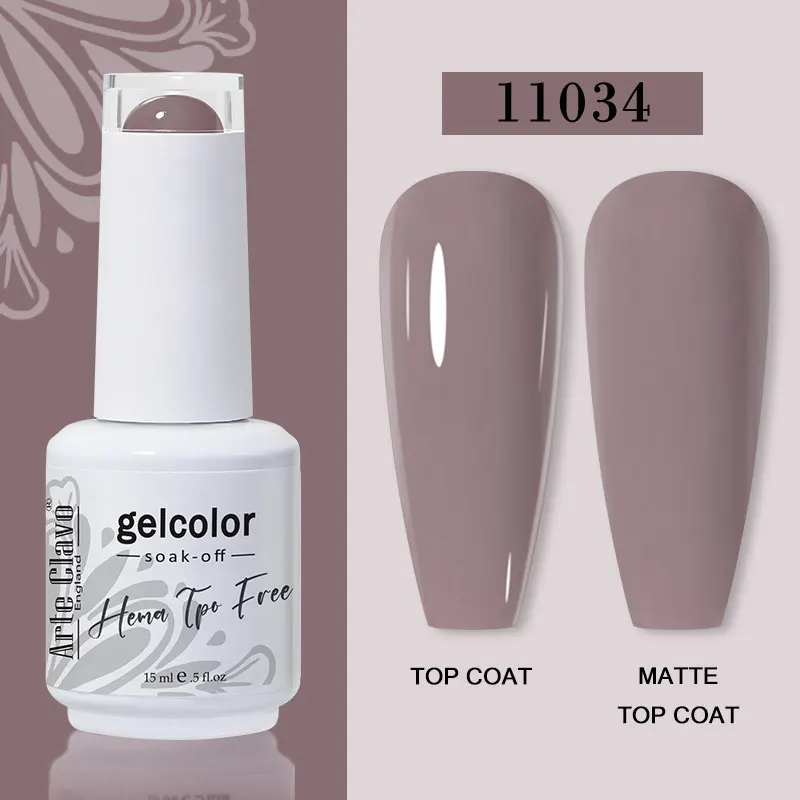 Arte Clavo 116 Kleuren Gel Nagellak 15 ml Kleurrijke Gel Semi Permanente Losweken UV Gel Nail Art DIY Ontwerp vernis Nagelbenodigdheden
