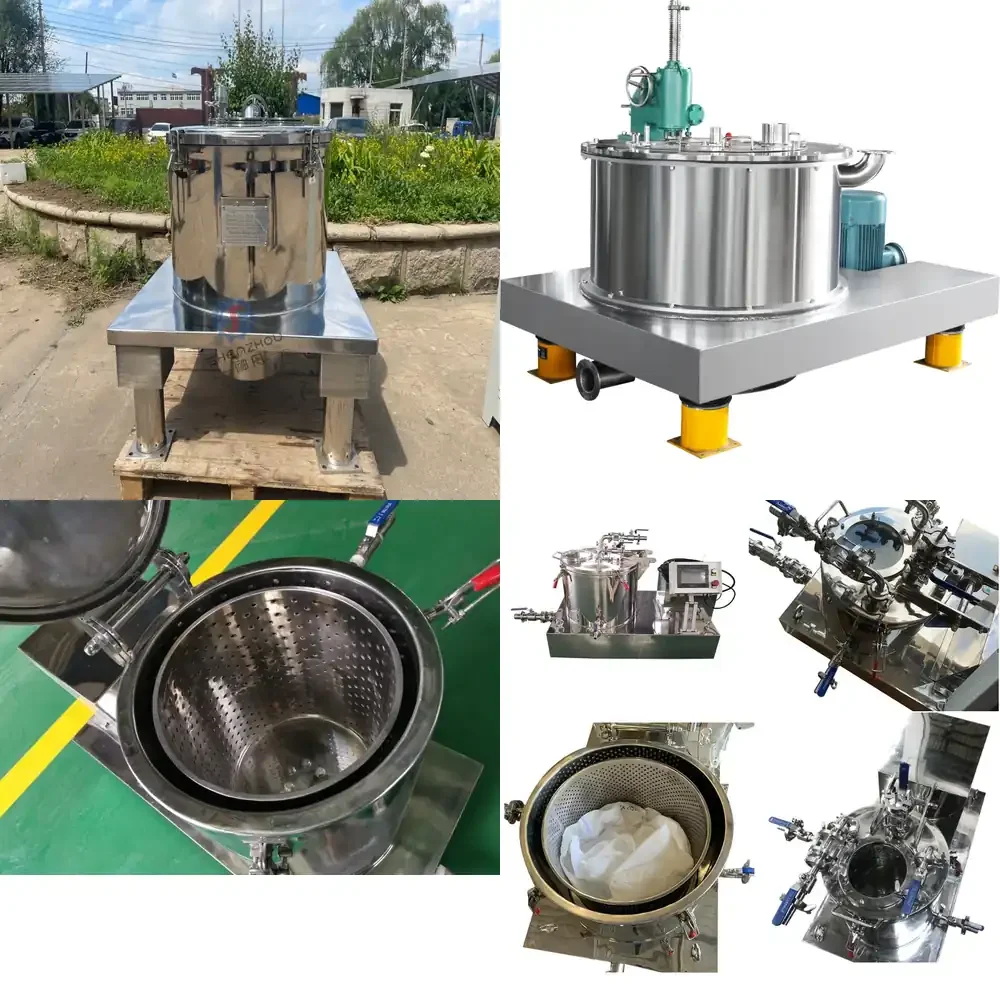 Solid Liquid Extraction Jacketed Centrifuge Separator Equipment