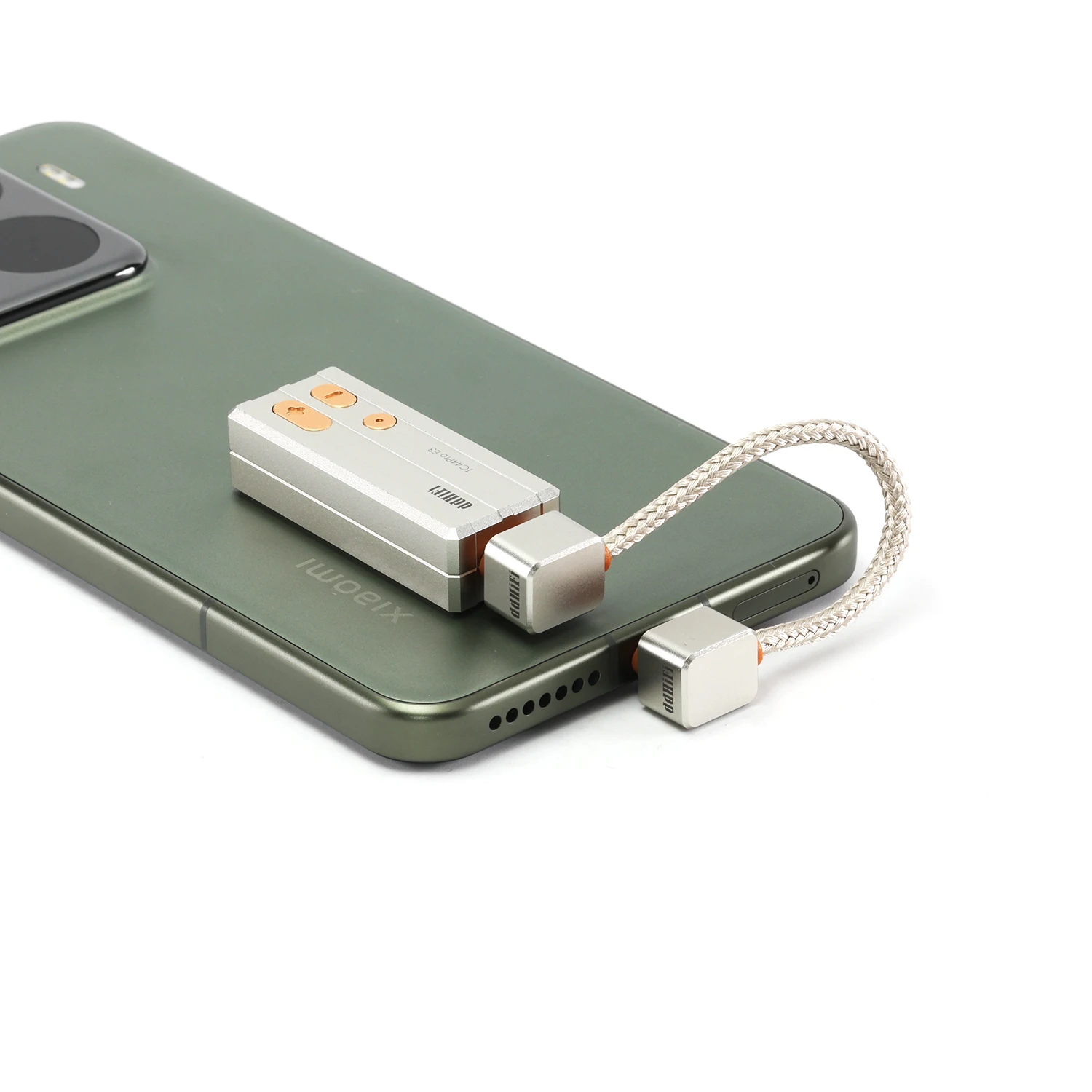 DD ddHiFi TC03SS/TC03SL/TC03LL – kabel audio USB OTG, uniwersalny, do użytku z smartfonami, dostępne wersje z wtyczką typu L/przecinana, długość 8 cm. — zdjęcie produktu 3